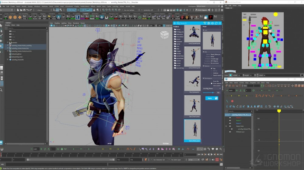 【中文字幕】Maya动画角色绑定教程 Mastering Body Mechanics in Maya