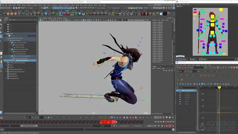 【中文字幕】Maya动画角色绑定教程 Mastering Body Mechanics in Maya