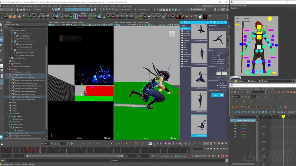 【中文字幕】Maya动画角色绑定教程 Mastering Body Mechanics in Maya