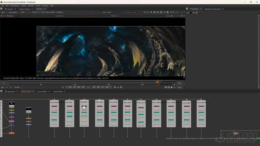 【中文字幕】高级合成：抠像和创建2.5D投影 Advanced Compositing - Keying & Creating 2.5D Projections