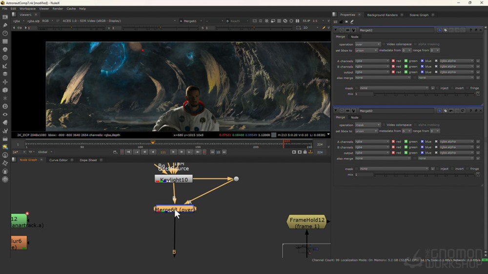 【中文字幕】高级合成：抠像和创建2.5D投影 Advanced Compositing - Keying & Creating 2.5D Projections