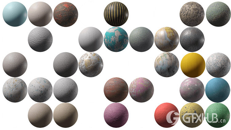 35组高质量PBR贴图合集 PBR Textures Freebie by Icons8