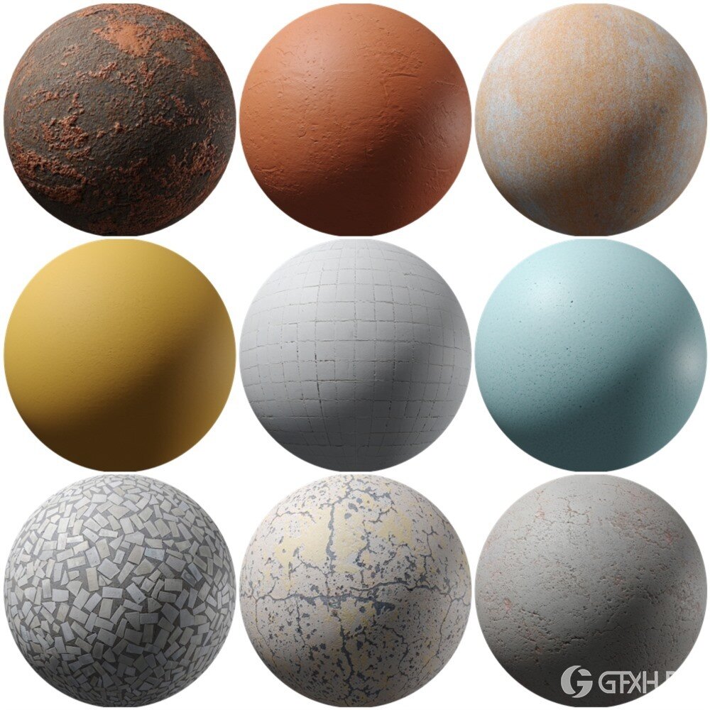 35组高质量PBR贴图合集 PBR Textures Freebie by Icons8