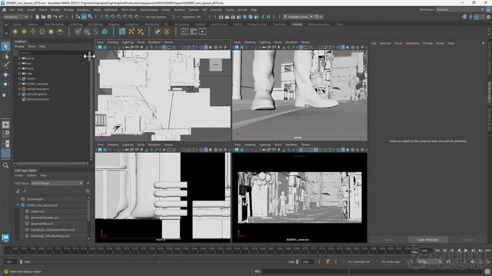 【中文字幕】MaYa+Nuke电影镜头布光和合成全流程教程 Cinematic Lighting Shot Production