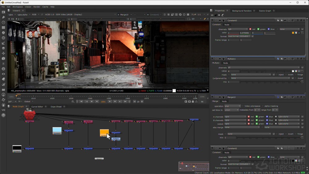 【中文字幕】MaYa+Nuke电影镜头布光和合成全流程教程 Cinematic Lighting Shot Production