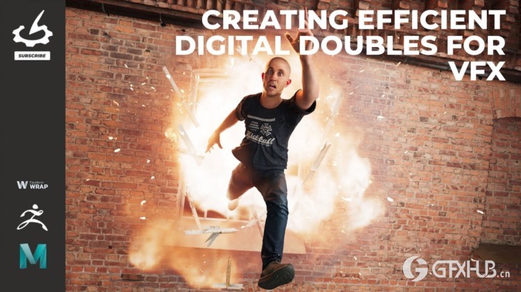 【中文字幕】MaYa视觉特效创建高效的数字替身教程 Creating Efficient Digital Doubles for VFX