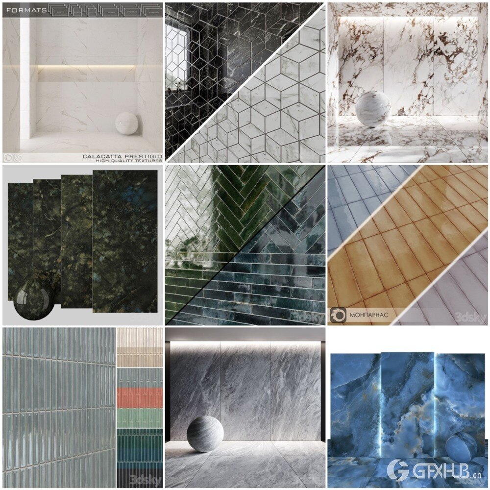 30组瓷砖大理石材质贴图合集 - 20241107