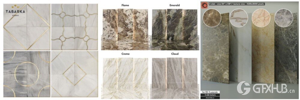 30组瓷砖大理石材质贴图合集 - 20241107