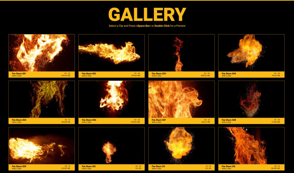 81个火焰燃烧喷射特效合成动画 V70：Fire Storm