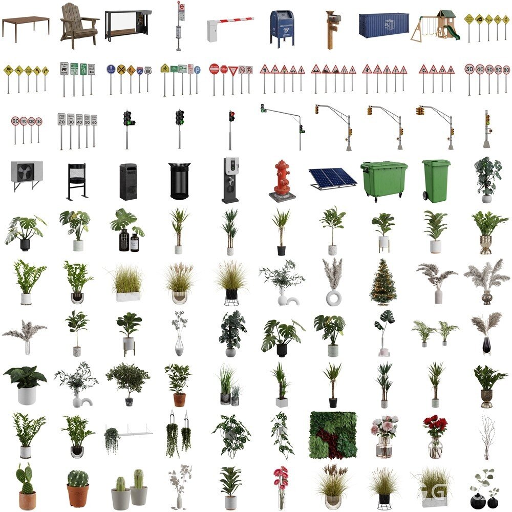 Imeshh 1900+高品质室内Blender 3D模型贴图材质库 Imeshh professional 3D Archviz Library for Blender