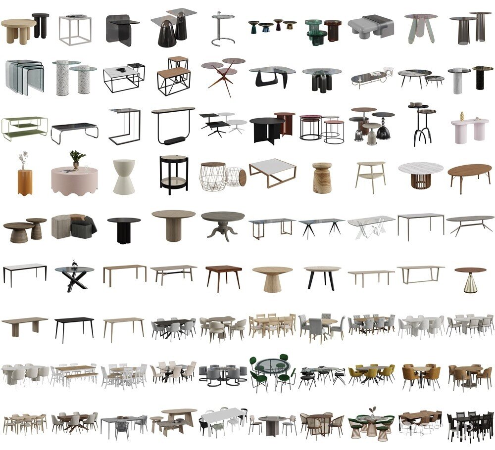 Imeshh 1900+高品质室内Blender 3D模型贴图材质库 Imeshh professional 3D Archviz Library for Blender