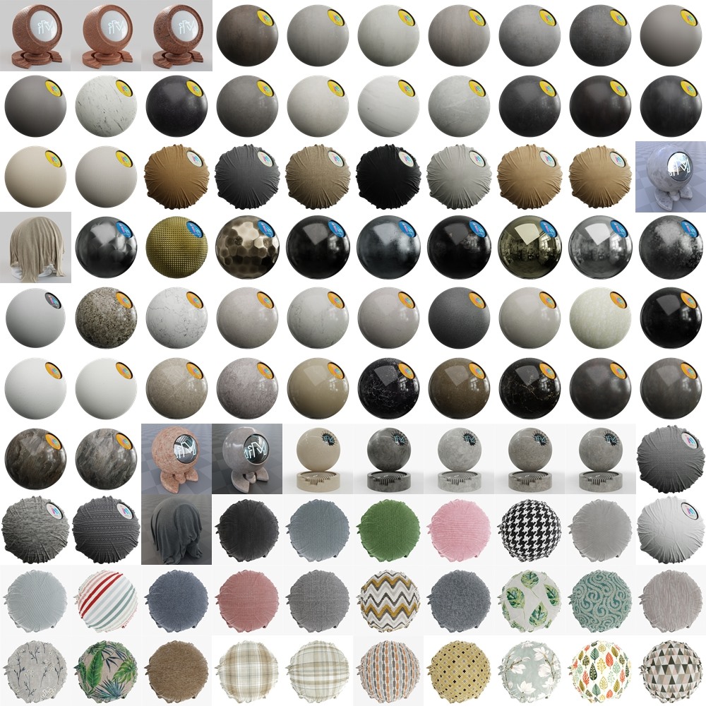 Imeshh 1900+高品质室内Blender 3D模型贴图材质库 Imeshh professional 3D Archviz Library for Blender