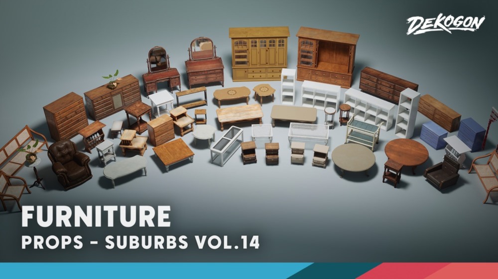 Dekogon 虚幻引擎游戏素材合集 Unreal Engine Marketplace Dekogon Collection