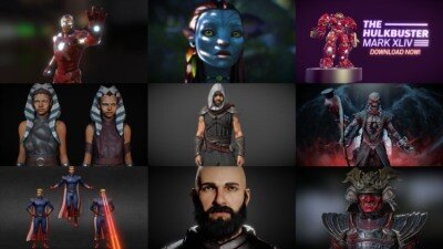 Sketchfab 337个3D模型合集2024年第1季 Sketchfab – Sonjittalukdar by Ultra Pack