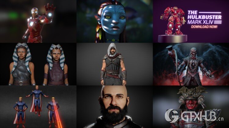 Sketchfab 337个3D模型合集2024年第1季 Sketchfab - Sonjittalukdar by Ultra Pack