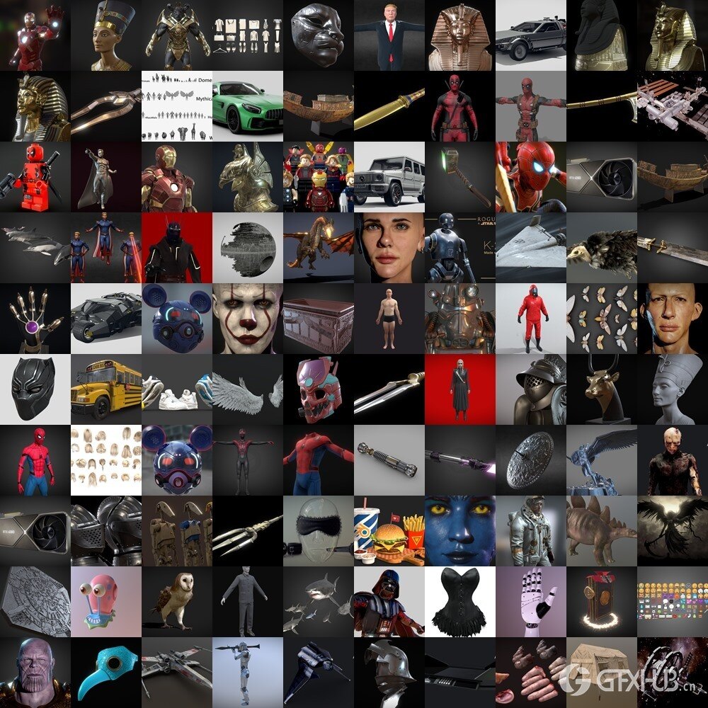 Sketchfab 337个3D模型合集2024年第1季 Sketchfab - Sonjittalukdar by Ultra Pack