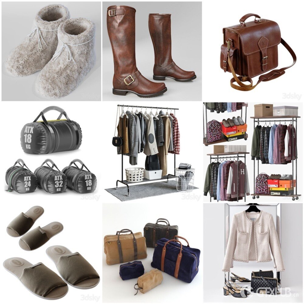 3DSky Pro 椅子灯具装饰摆件数码家电3D模型合辑2024年11月第1季 | 400套 | 17.7GB