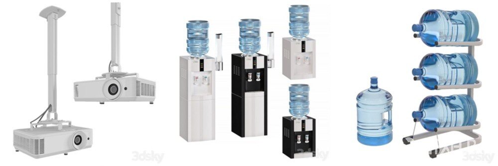 3DSky Pro 椅子灯具装饰摆件数码家电3D模型合辑2024年11月第1季 | 400套 | 17.7GB