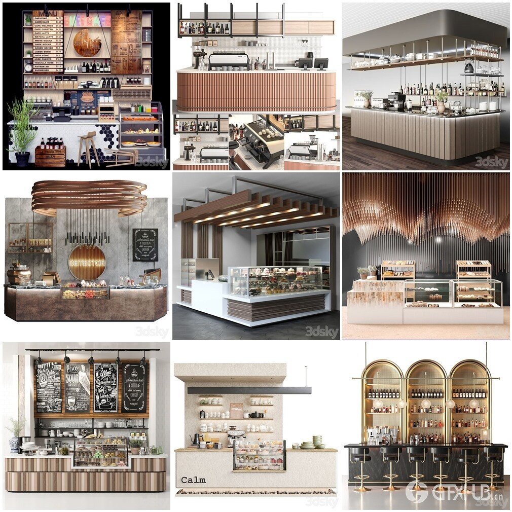 3DSky Pro 椅子灯具装饰摆件数码家电3D模型合辑2024年11月第1季 | 400套 | 17.7GB