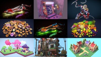 Sketchfab 120个3D模型合集2024年第3季 Sketchfab – 3D Model Pack 2024 Vol.3