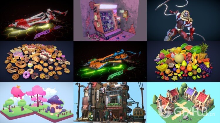 Sketchfab 120个3D模型合集2024年第3季 Sketchfab – 3D Model Pack 2024 Vol.3