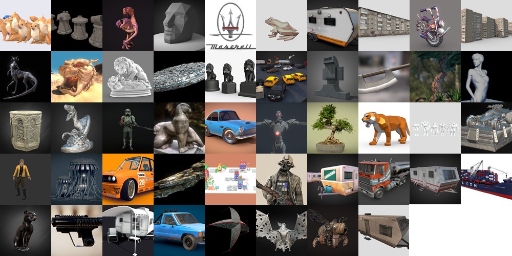 Sketchfab 340个3D模型合集2024年第4季 Sketchfab – 3D Model Pack 2024 Vol.4