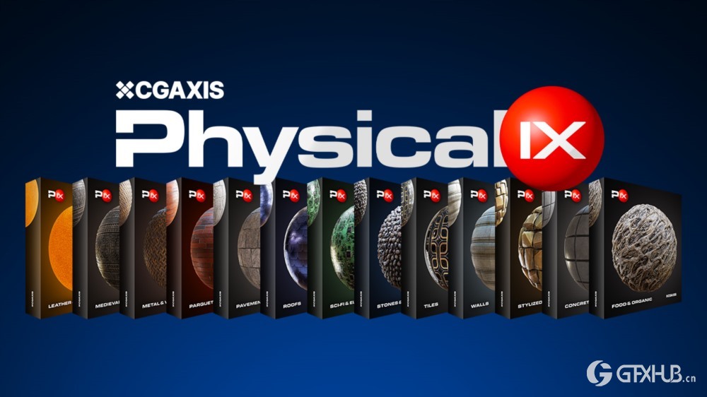 400组PBR贴图+材质预设合集 CGAxis - Physical 9 PBR Textures Collection Complete
