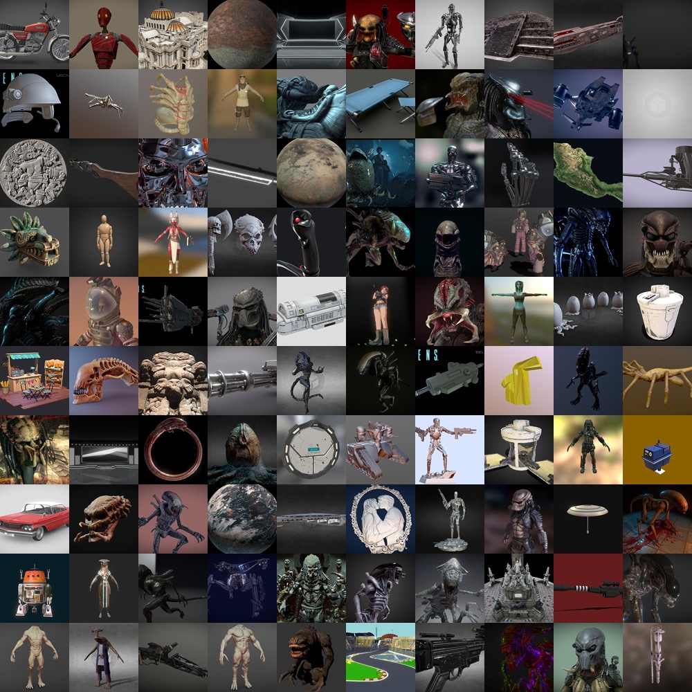 Sketchfab 200个3D模型合集2024年第5季 Sketchfab – 3D Model Pack 2024 Vol.5
