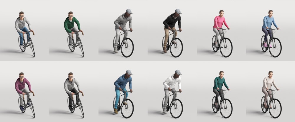 高精度运动3D人物模型 Humano Vol. 08 Sport