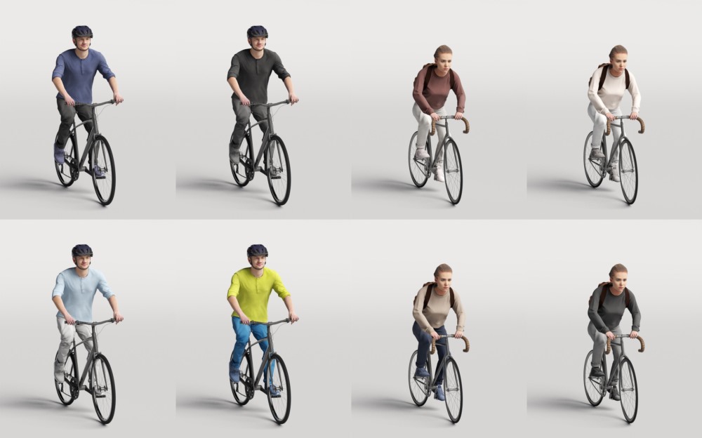 高精度运动3D人物模型 Humano Vol. 08 Sport