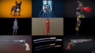 Sketchfab 200个3D模型合集2024年第6季 Sketchfab – 3D Model Pack 2024 Vol.6