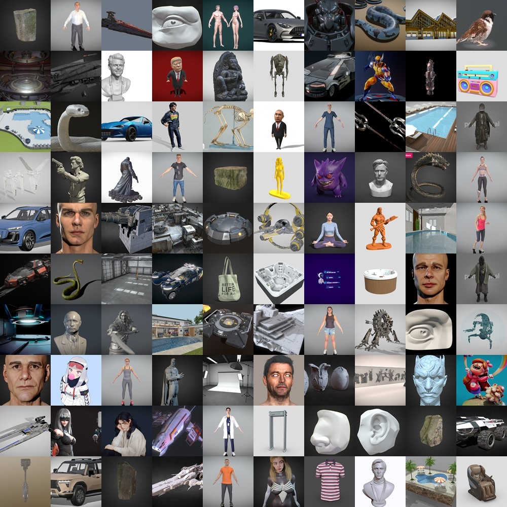 Sketchfab 233个3D模型合集2024年第7季 Sketchfab – 3D Model Pack 2024 Vol.7