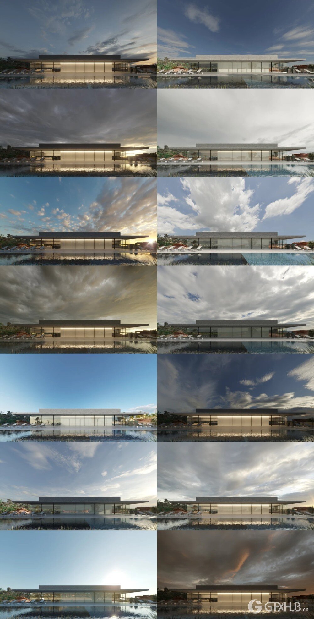 15组高质量动态范围HDRI全景天空 Globe Plants - HDRI Bundle 2