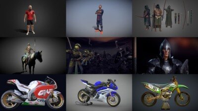Sketchfab 237个3D模型合集2024年第9季 Sketchfab – 3D Model Pack 2024 Vol.9