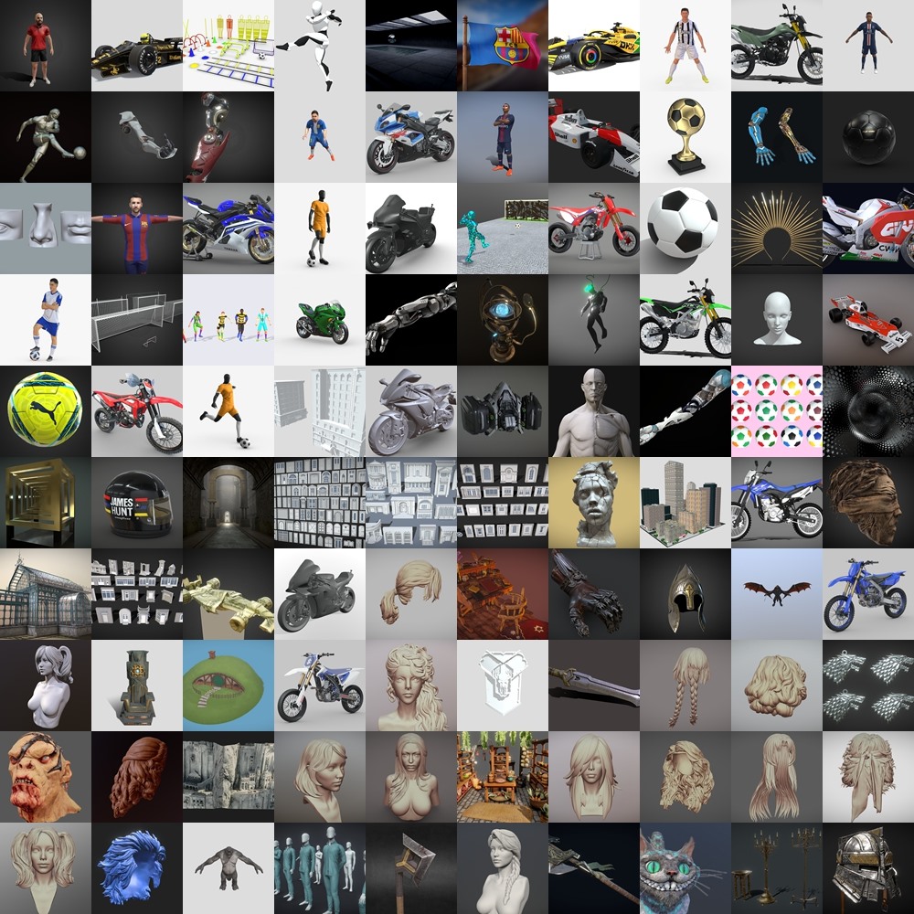 Sketchfab 237个3D模型合集2024年第9季 Sketchfab – 3D Model Pack 2024 Vol.9