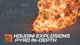 【中文字幕】Houdini Pyro模拟爆炸特效高级教程 Houdini Explosions In-Depth Pyro Simulations Techniques