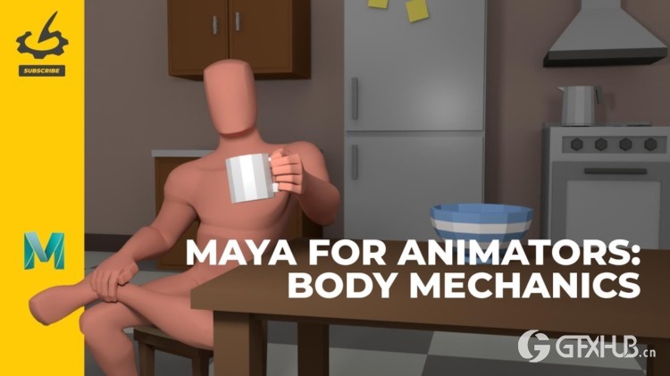 【中文字幕】MAYA身体力学动画教程 Maya for Animators - Body Mechanics
