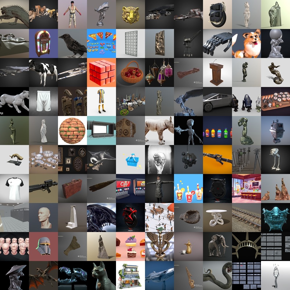 Sketchfab 200个3D模型合集2024年第10季 Sketchfab – 3D Model Pack 2024 Vol.10