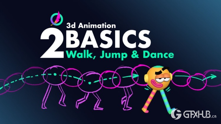 【中文字幕】MAYA动画基础02 | 行走、跳跃和舞蹈三维动画教程 3D Animation Basics 02 - Walk - Jump and Dance