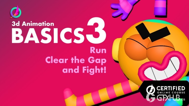 【中文字幕】MAYA动画基础03 | 奔跑、格斗三维动画教程 3D Animation Basics 03 - Run - Clear the Gap and Fight