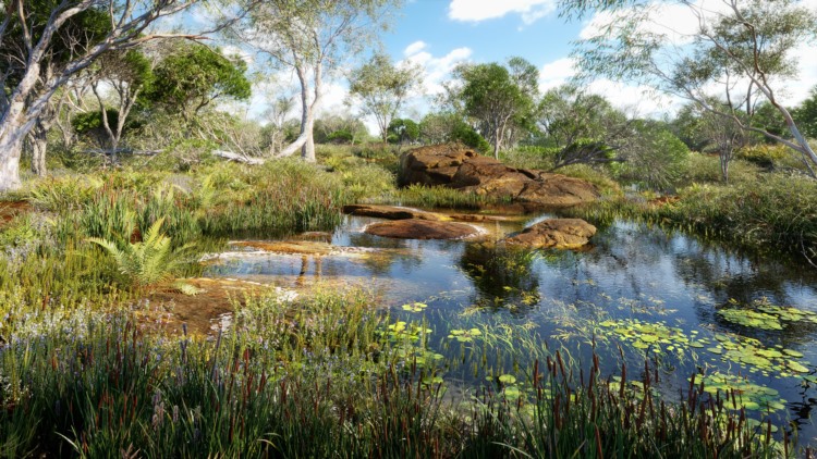 120种湿地水生植物树木灌木3D模型 Globe Plants - Bundle 46 - Wetland Plants