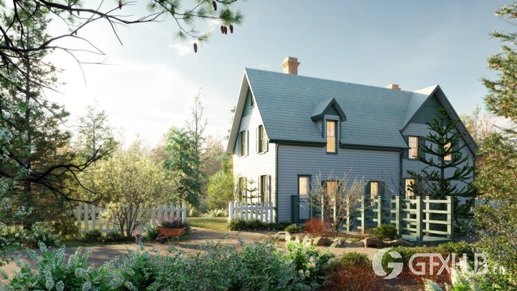 91种加拿大花园植物树木和灌木3D模型 Globe Plants - Bundle 43 - Canadian Home Garden Plants