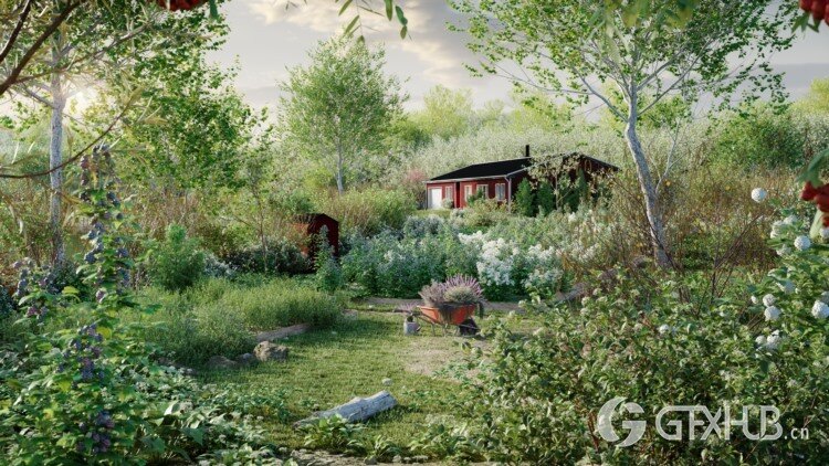 87种瑞典树木灌木和地被植物3D模型 Globe Plants - Bundle 44 - Swedish Plants