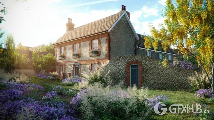 86种英国家居花园树木灌木植被3D模型 Globe Plants - Bundle 53 - British Home Garden Plants