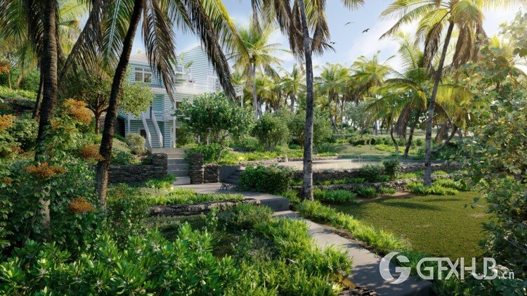 95种夏威夷热带棕榈树灌木3D模型 Globe Plants - Bundle 56 - Hawaiian Plant