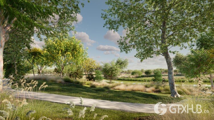 99种街道树木3D模型 Globe Plants - Bundle 65 - Stree trees