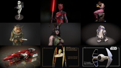 Sketchfab 530个3D模型合集2024年第14季 Sketchfab – 3D Model Pack 2024 Vol.14