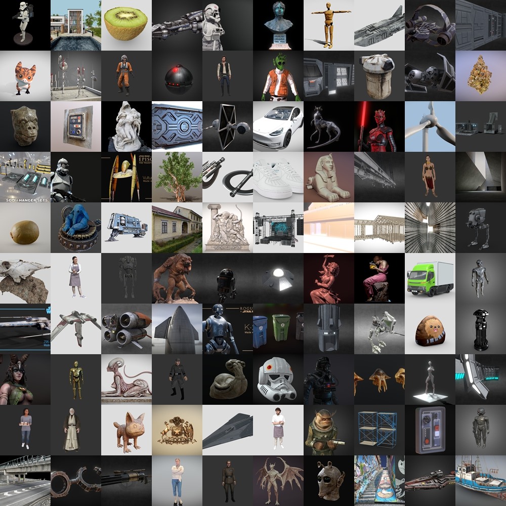 Sketchfab 530个3D模型合集2024年第14季 Sketchfab – 3D Model Pack 2024 Vol.14