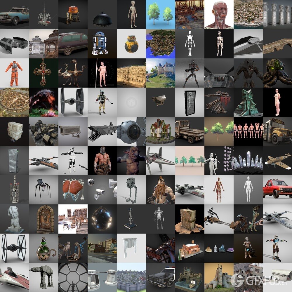 Sketchfab 146个3D模型合集2024年第15季 Sketchfab – 3D Model Pack 2024 Vol.15