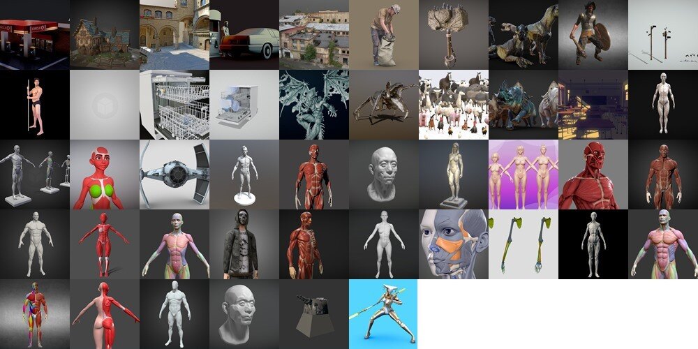 Sketchfab 146个3D模型合集2024年第15季 Sketchfab – 3D Model Pack 2024 Vol.15